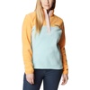 Columbia Benton Springs 1/2 Snap Pull Over II, Fleece Pullover für Damen(Aqua Haze  Sunset Peach  Dusty Pink)