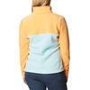 Columbia Benton Springs 1/2 Snap Pull Over II, Fleece Pullover für Damen(Aqua Haze  Sunset Peach  Dusty Pink)