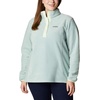 Columbia Benton Springs 1/2 Snap Pull Over II, Fleece Pullover für Damen(Aqua Tone/Light Lime)