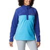 Columbia Benton Springs 1/2 Snap Pull Over II, Fleece Pullover für Damen(Blauer Chill/Dunkler Saphir)