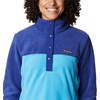 Columbia Benton Springs 1/2 Snap Pull Over II, Fleece Pullover für Damen(Blauer Chill/dunkler Saphir)