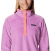 Columbia Benton Springs 1/2 Snap Pull Over II, Fleece Pullover für Damen(Blütenrosa/Lachs)