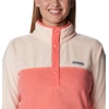 Columbia Benton Springs 1/2 Snap Pull Over II, Fleece Pullover für Damen(Blush Pink/Pfirsichblüte)