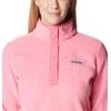 Columbia Benton Springs 1/2 Snap Pull Over II, Fleece Pullover für Damen(Camellia Rose)
