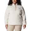 Columbia Benton Springs 1/2 Snap Pull Over II, Fleece Pullover für Damen(Chalk/Ancient Fossil)