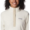 Columbia Benton Springs 1/2 Snap Pull Over II, Fleece Pullover für Damen(Chalk/Ancient Fossil)