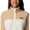 Columbia Benton Springs 1/2 Snap Pull Over II, Fleece Pullover für Damen(Chalk/Canoe)