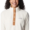 Columbia Benton Springs 1/2 Snap Pull Over II, Fleece Pullover für Damen(Chalk/Chalk/Camel Brown)