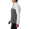 Columbia Benton Springs 1/2 Snap Pull Over II, Fleece Pullover für Damen(City Grey Heather  Chalk)