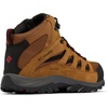 Columbia Crestwood Mid Waterproof, Trekking- Und Wanderstiefel für Herren(Camel Brown Mountain Red)