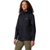 Columbia Damen Arcadia 2 Jacket Wasserdichte Regenjacke (1er Pack)(Schwarz)