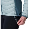 Columbia Damen Powder Pass 2 Hybrid Hooded Jacket Pufferjacke mit Kapuze (1er Pack)(Crushed Blue  Everblue)