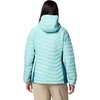 Columbia Damen Powder Pass 2 Hybrid Hooded Jacket Pufferjacke mit Kapuze (1er Pack)(Spray/River Blue)