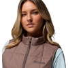 Columbia Damen Sienna Hill Quilted Vest Fleece-Weste (1er Pack)(Iron)