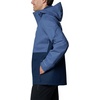 Columbia Hikebound II Jacket, Wasserdichte Regenjacke für Herren(Dark Mountain/Collegiate Navy)