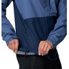 Columbia Hikebound II Jacket, Wasserdichte Regenjacke für Herren(Dark Mountain/Collegiate Navy)