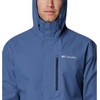 Columbia Hikebound II Jacket, Wasserdichte Regenjacke für Herren(Dark Mountain/Collegiate Navy)