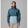 Columbia Hikebound II Jacket, Wasserdichte Regenjacke für Herren(Everblue/Crushed Blue)