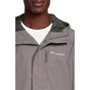 Columbia Hikebound II Jacket, Wasserdichte Regenjacke für Herren(Grau (City Grey))