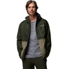 Columbia Hikebound II Jacket, Wasserdichte Regenjacke für Herren(Greenscape/Stone Green)