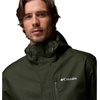 Columbia Hikebound II Jacket, Wasserdichte Regenjacke für Herren(Greenscape/Stone Green)
