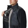 Columbia Men’s Basin Butte Fleece Full Zip, Full Zip Fleece Jacket, Black, Size L(Schwarz)