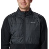 Columbia Men’s Basin Butte Fleece Full Zip, Full Zip Fleece Jacket, Black, Size L(Schwarz)