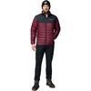 Columbia Powder Lite II Jacket, Steppjacke für Herren(Rich Wine  Schwarz)