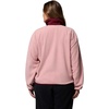 Columbia Sequoia Grove Full Zip Fleece, Fleecejacke mit durchgehendem Reißverschluss für Damen(Radiergummi Pink  Rich Wine)