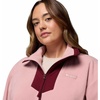Columbia Sequoia Grove Full Zip Fleece, Fleecejacke mit durchgehendem Reißverschluss für Damen(Radiergummi Pink  Rich Wine)