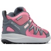 Columbia Youth Peakfreak Rush Mid Waterproof, Trekking- Und Wanderstiefel für Unisex Kinder(Rosette Pink Haze)