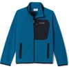 Columbia Fast Trek V Full Zip, Fleecejacke mit durchgehendem Reißverschluss für Unisex Kinder(Phoenix Blue  Black)