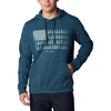 image:imageColumbia Trek Hoodie Hoodie fr HerrenNight Wave  Treelineflaggengrafik