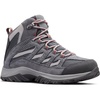 Columbia Women’s Crestwood Mid Waterproof Hiking Boots(Graphite Daredevil)