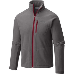 Columbia 1420421CB FAST TREK II FULL ZIP FLE(Boulder  Red Element)