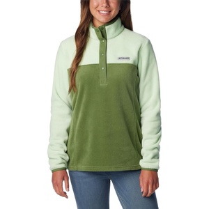 Columbia Benton Springs 1/2 Snap Pull Over II, Fleece Pullover für Damen(Canteen/Sage Leaf)