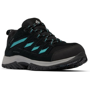 Columbia Crestwood Waterproof , Trekking- Und Wanderschuhe für Damen(Black Teal Turquoise)