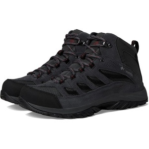 Columbia Crestwood Waterproof , Trekking- Und Wanderschuhe für Damen(Dunkelgrau Dark Grey Deep Rust)