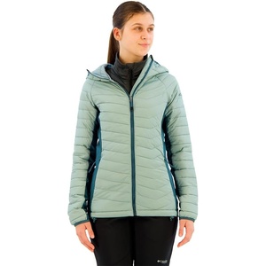 Columbia Damen Powder Pass 2 Hybrid Hooded Jacket Pufferjacke mit Kapuze (1er Pack)(Crushed Blue  Everblue)