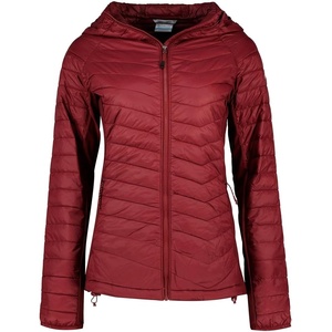 Columbia Damen Powder Pass 2 Hybrid Hooded Jacket Pufferjacke mit Kapuze (1er Pack)(Rich Wine)