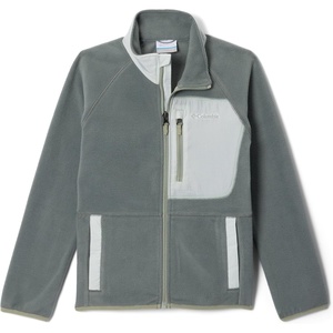 Columbia Fast Trek V Full Zip, Fleecejacke mit durchgehendem Reißverschluss für Unisex Kinder(Sedona Sage  Tea Light)
