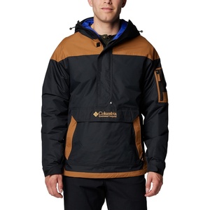 Columbia Herren Challenger™ II Insulated Pullover Winterpullover Jacke (1er Pack)(Black/Camel Brown)