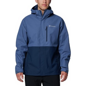 Columbia Hikebound II Jacket, Wasserdichte Regenjacke für Herren(Dark Mountain/Collegiate Navy)