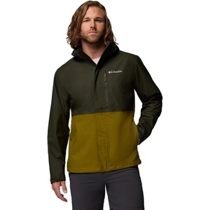Columbia Hikebound II Jacket, Wasserdichte Regenjacke für Herren(Greenscape/Mossy Green)