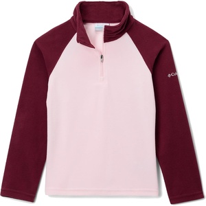 Columbia Mädchen Glacial Fleece-pullover mit Halbhohem Reißverschluss Fleece Pullover(Satinrosa  satter Weinrot)