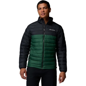 Columbia Powder Lite II Jacket, Steppjacke für Herren(Rain Forest  Black)