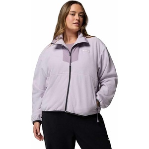 Columbia Sequoia Grove Full Zip Fleece, Fleecejacke mit durchgehendem Reißverschluss für Damen(Lavender Pearl  Shale Purple)