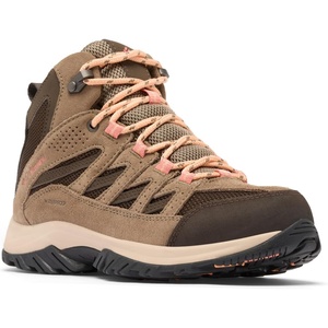 Columbia Women’s Crestwood Mid Waterproof Hiking Boots(Cordovan Mud)