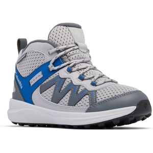 Columbia Youth Peakfreak Rush Mid Waterproof, Trekking- Und Wanderstiefel für Unisex Kinder(Columbia Grey Mountain Blue)
