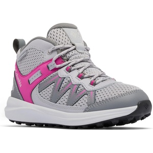 Columbia Youth Peakfreak Rush Mid Waterproof, Trekking- Und Wanderstiefel für Unisex Kinder(Titanium Grey Steel Wild Fuchsia)